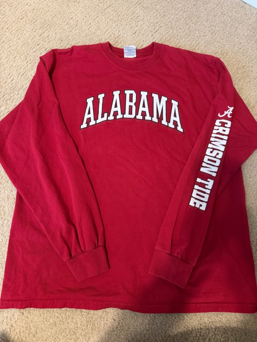 Gildan Red Alabama Crimson Tide Long Sleeve Tee